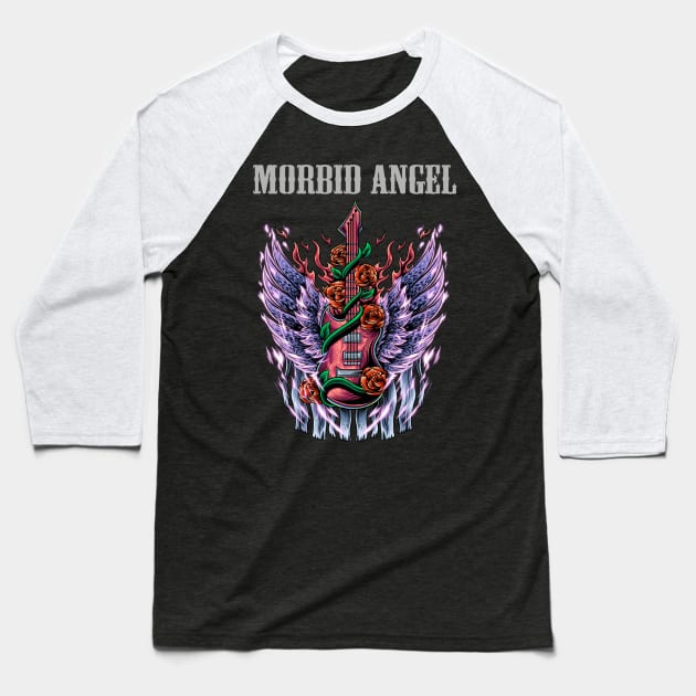 MORBID ANGEL BAND Baseball T-Shirt by Bronze Archer